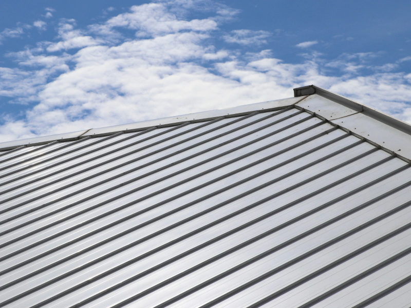 metal roof installed in a commercial building broken arrow ok
